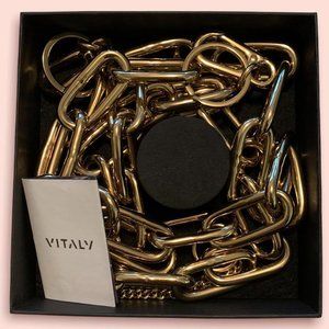 Vitaly Gold Stainless Steel Belt